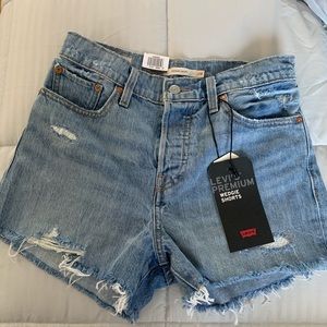 Levi’s high waisted shorts